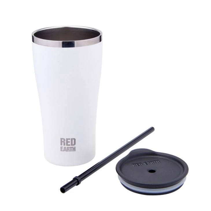 Travel Coffee Tumbler With Straw