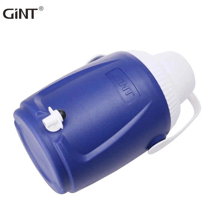 High-quality 5L Plastic Beverage Spigot Tap Ice Bucket Cooler Rotomolded Water Jug With Spout