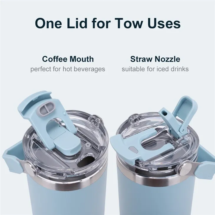 Stainless Steel Wine Tumbler With Handle 40oz